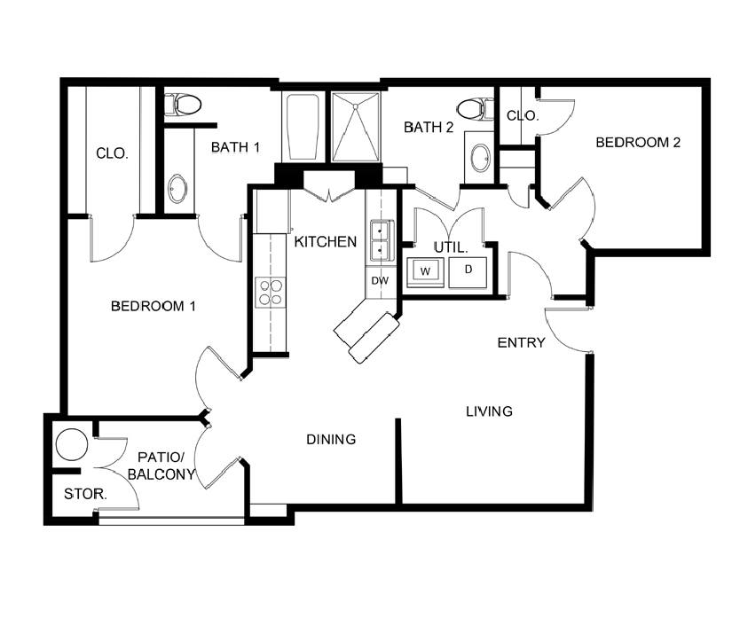 Suite A Floorplan